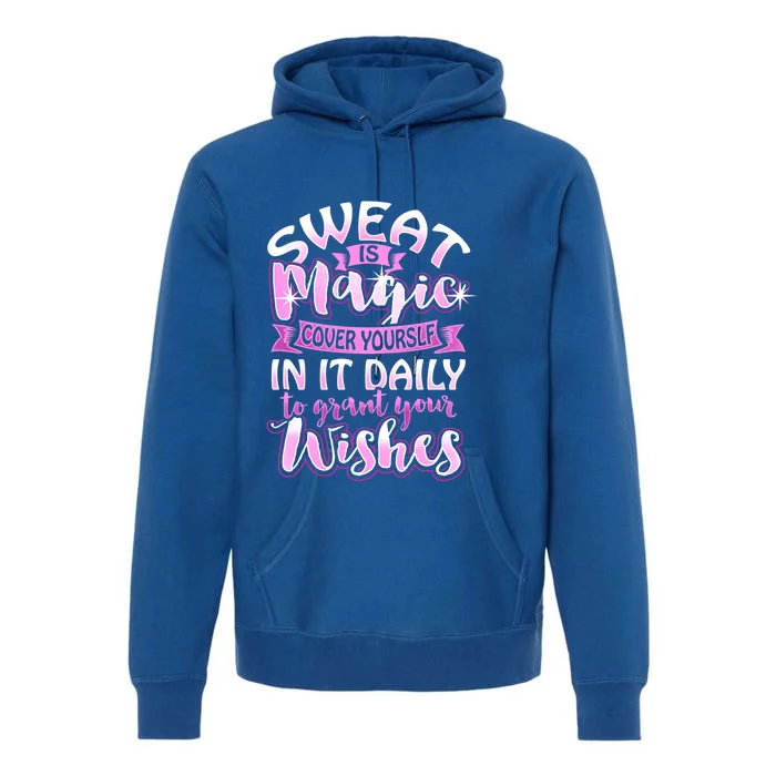 Sweat Is Magic Loves Yoga Practice Yogi Quote Namaste Zen Meaningful Gift Premium Hoodie