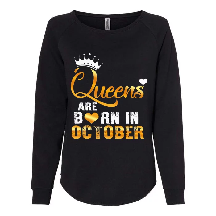 Stepping Into My October Birthday With Gods Grace And Mercy Womens California Wash Sweatshirt