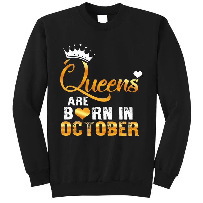 Stepping Into My October Birthday With Gods Grace And Mercy Tall Sweatshirt