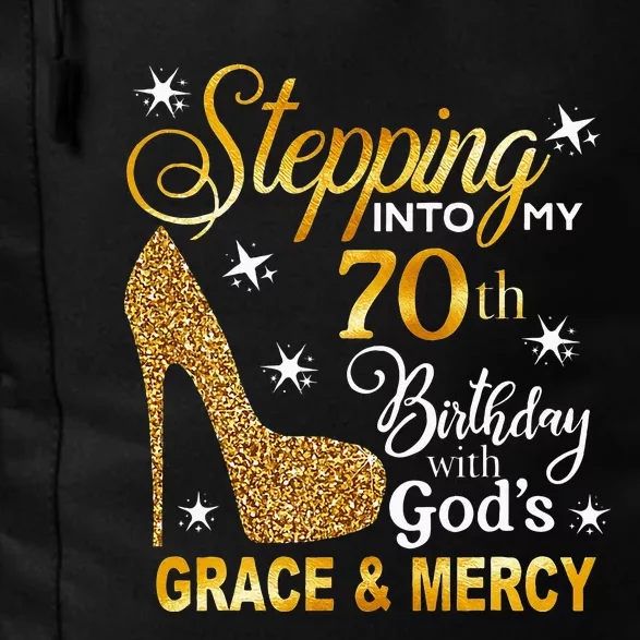 Stepping Into My 70th Birthday With Gods Grace & Mercy Daily Commute Backpack