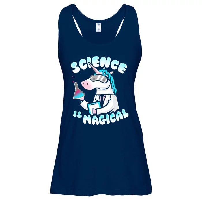 Science Is Magical Lab Unicorn Funny Ladies Essential Flowy Tank