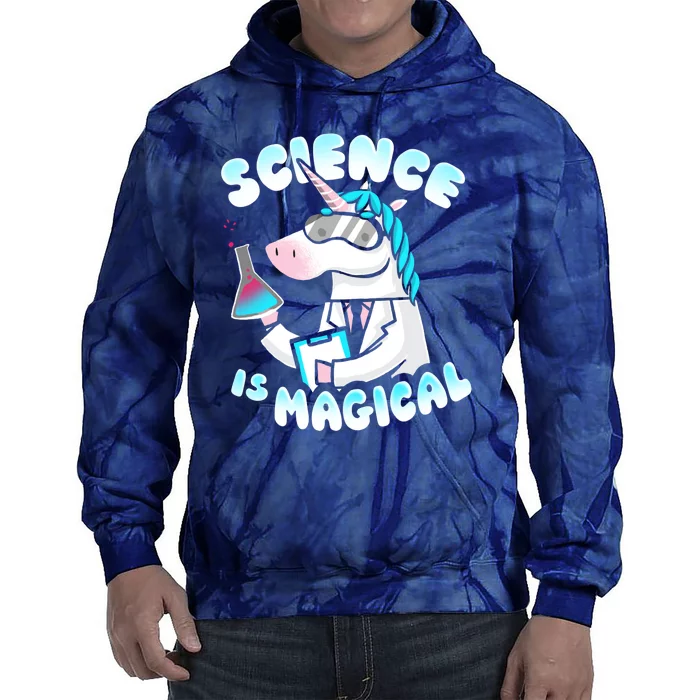 Science Is Magical Lab Unicorn Funny Tie Dye Hoodie