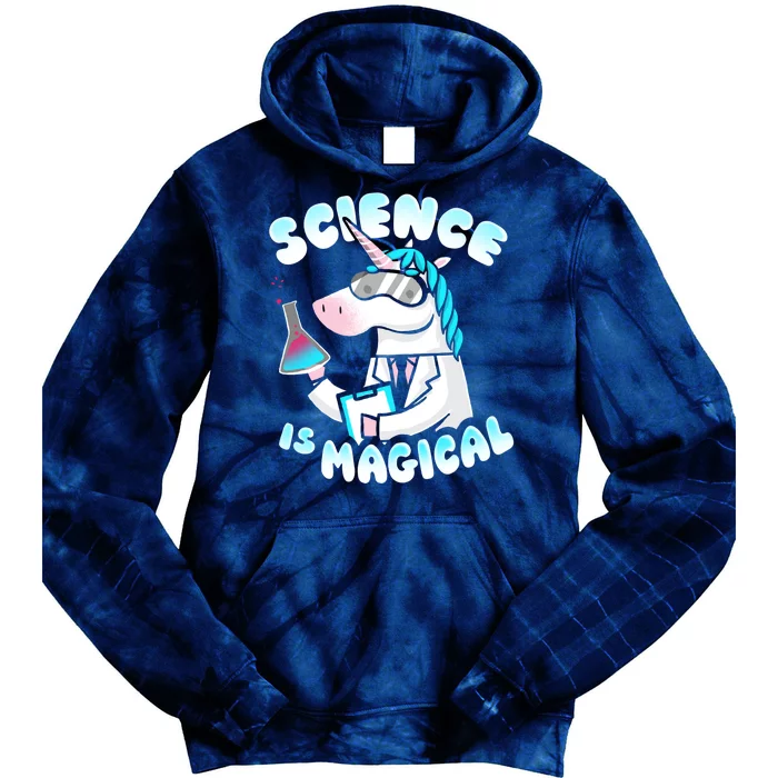 Science Is Magical Lab Unicorn Funny Tie Dye Hoodie