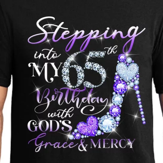 Stepping into my 65th birthday with God's grace & Mercy Pajama Set