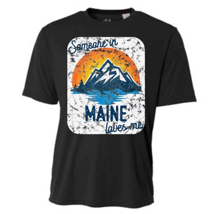 Someone In Maine Loves Me Cooling Performance Crew T-Shirt