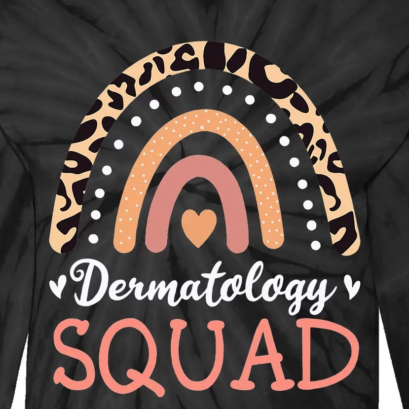 SPF Is My BFF Dermatology Dermatologist Sunscreen Skincare Tie-Dye Long Sleeve Shirt