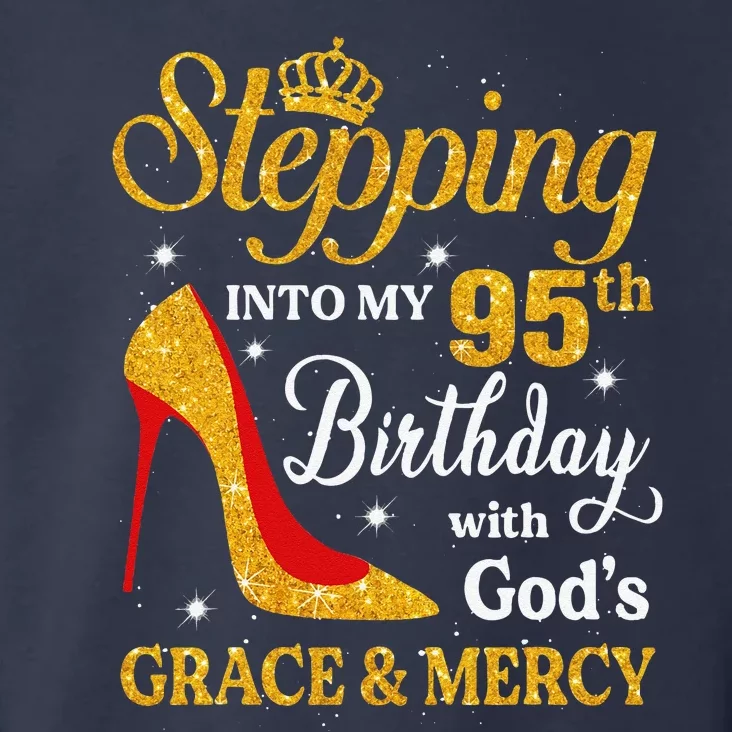 Stepping Into My 95th Birthday Gift Women 95 Year Old Toddler Hoodie