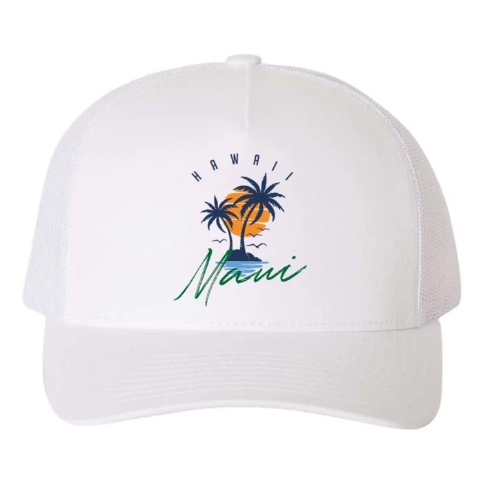 Summer In Maui Hawaii Yupoong Adult 5-Panel Trucker Hat