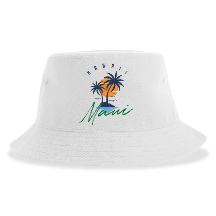 Summer In Maui Hawaii Sustainable Bucket Hat