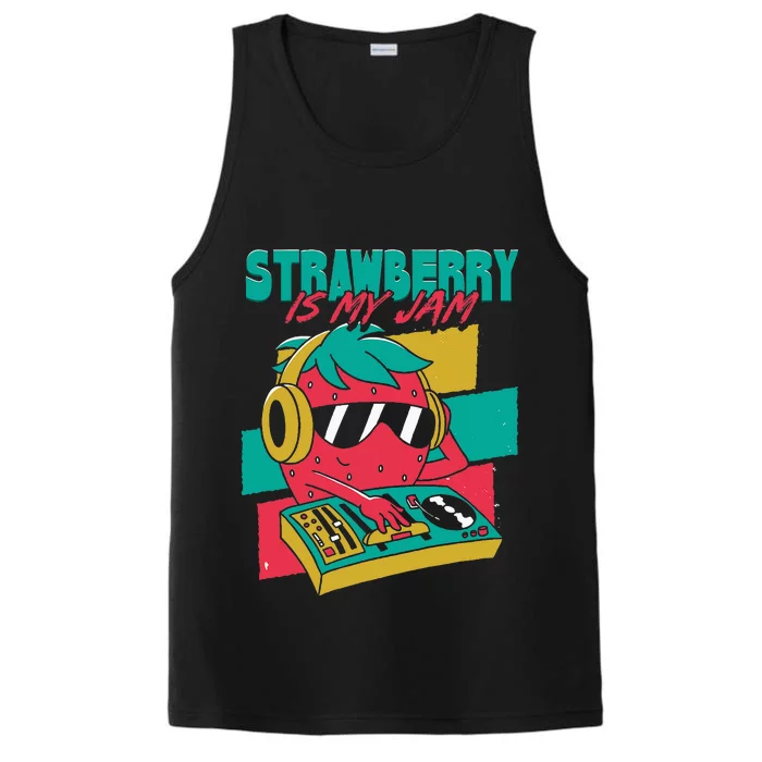 Strawberry Is My Jam Performance Tank