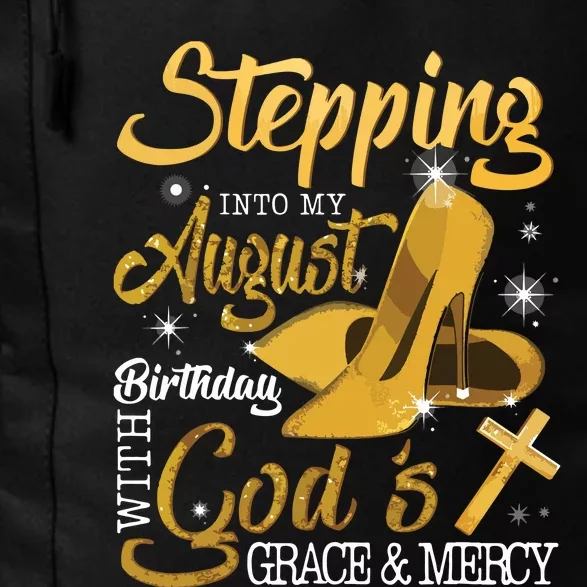 Stepping Into My August Birthday With Gods Grace And Mercy Daily Commute Backpack