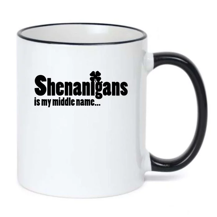 Shenanigans Is My Middle Name Black Color Changing Mug