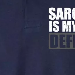 Sarcasm Is My Only Defense Softstyle Adult Sport Polo