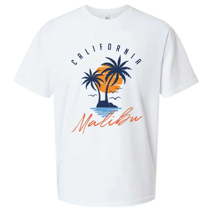 Summer In Malibu Beach Sueded Cloud Jersey T-Shirt