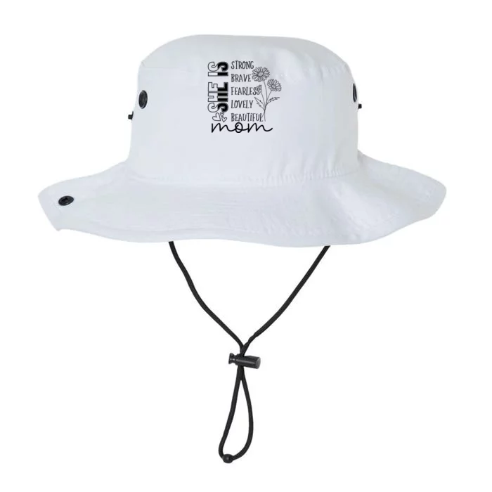 She Is Mom Celebrating Motherhood Legacy Cool Fit Booney Bucket Hat