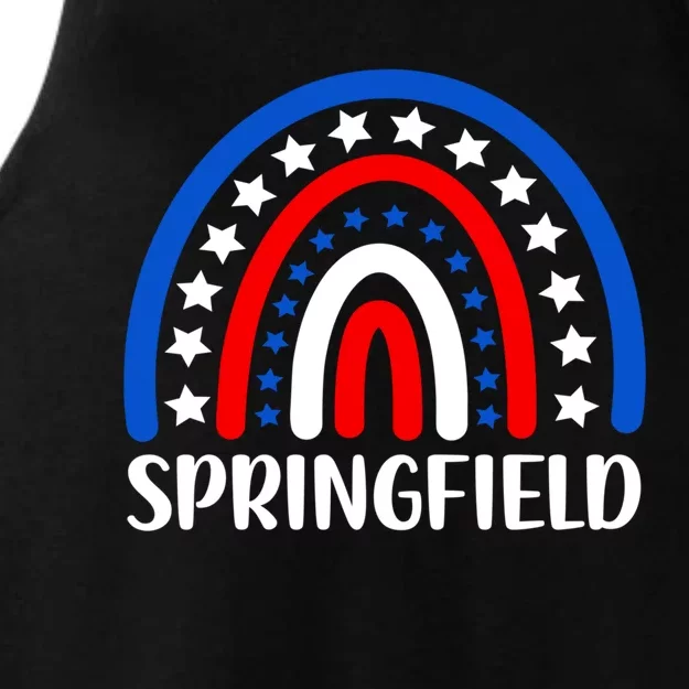 Springfield Illinois Meaningful Gift I Love Springfield Usa Great Gift Ladies Tri-Blend Wicking Tank