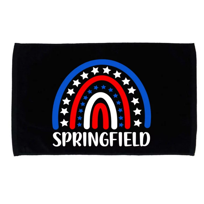 Springfield Illinois Meaningful Gift I Love Springfield Usa Great Gift Microfiber Hand Towel