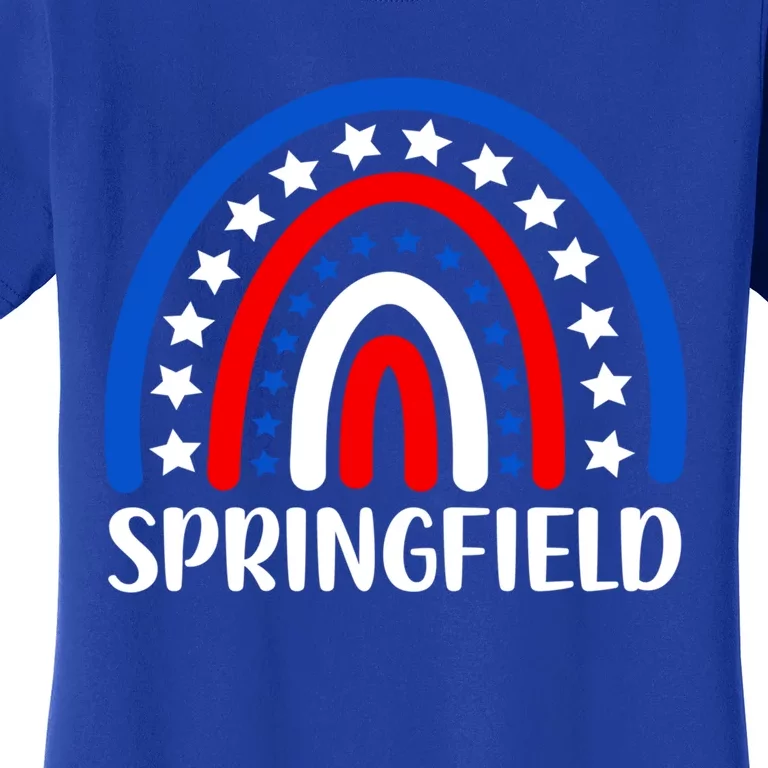 Springfield Illinois Meaningful Gift I Love Springfield Usa Great Gift Women's T-Shirt