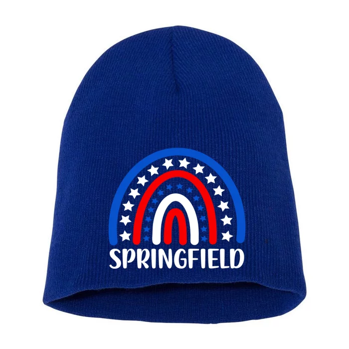 Springfield Illinois Meaningful Gift I Love Springfield Usa Great Gift Short Acrylic Beanie