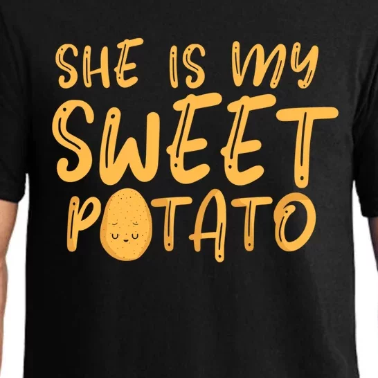 She Is My Sweet Potato Thanks Giving Vegetable Potato Gift Pajama Set