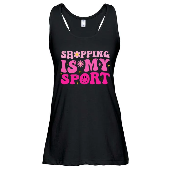 Shopping Is My Sport Funny Shopping Lover Ladies Essential Flowy Tank