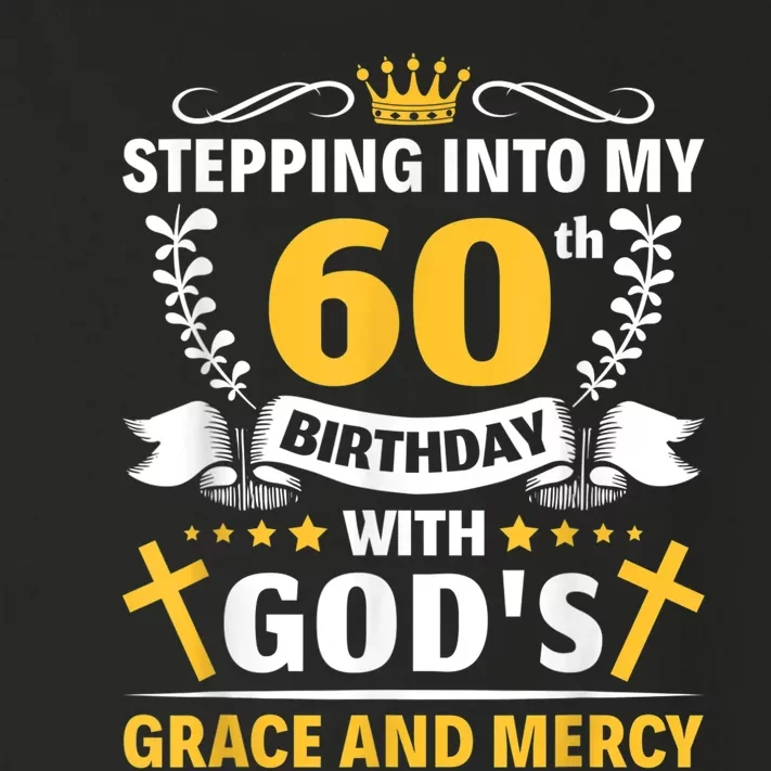 Stepping into my 60th birthday with gods grace and mercy Toddler Long Sleeve Shirt