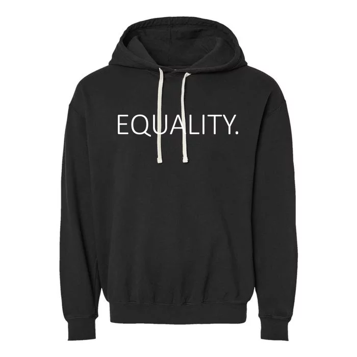 Simple Equality Logo Garment-Dyed Fleece Hoodie