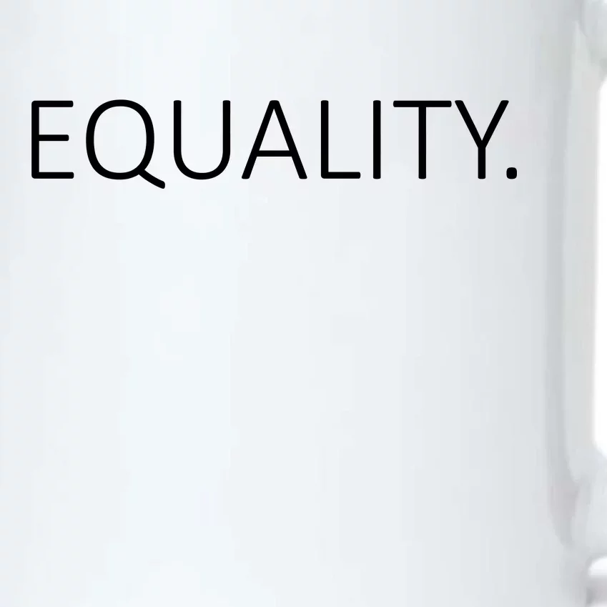 Simple Equality Logo Black Color Changing Mug