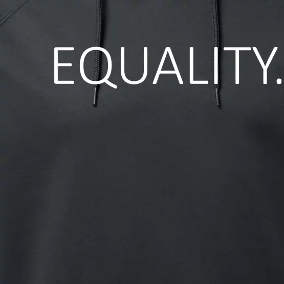 Simple Equality Logo Performance Fleece Hoodie