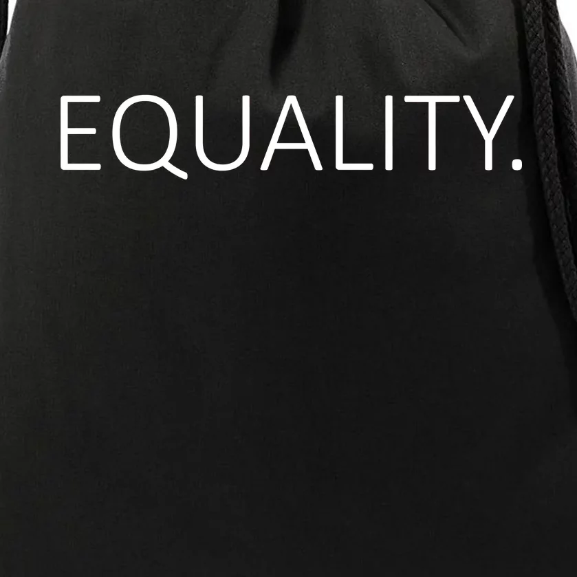 Simple Equality Logo Drawstring Bag