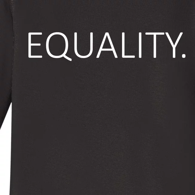 Simple Equality Logo Baby Long Sleeve Bodysuit