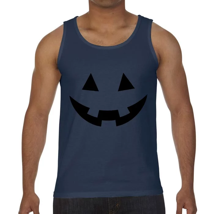 Simple Pumpkin Big Face Comfort Colors® Tank Top