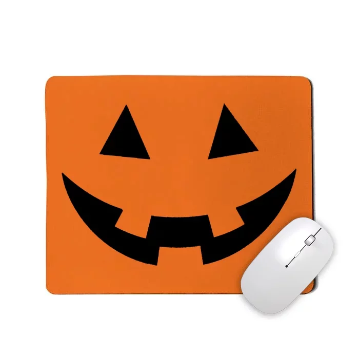 Simple Pumpkin Big Face Mousepad