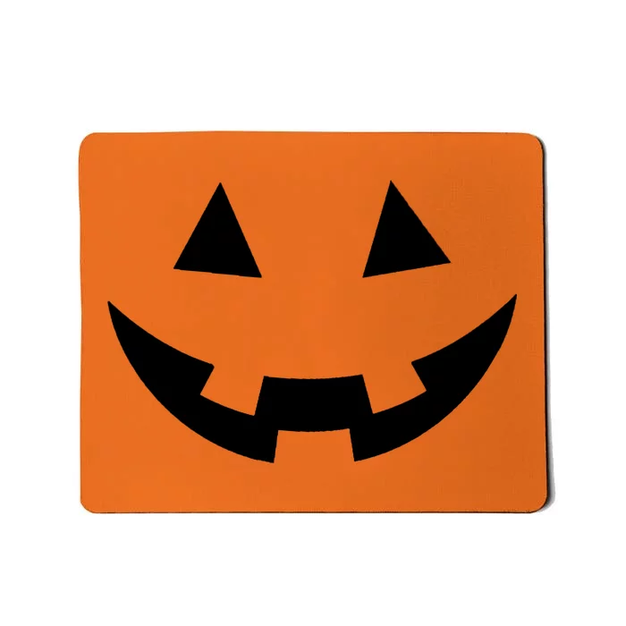 Simple Pumpkin Big Face Mousepad