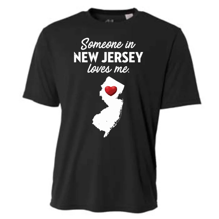 Someone In New Jersey Loves Me New Jersey Nj Cooling Performance Crew T-Shirt