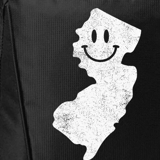 Smiling In Nj – Funny New Jersey Happy Face City Backpack