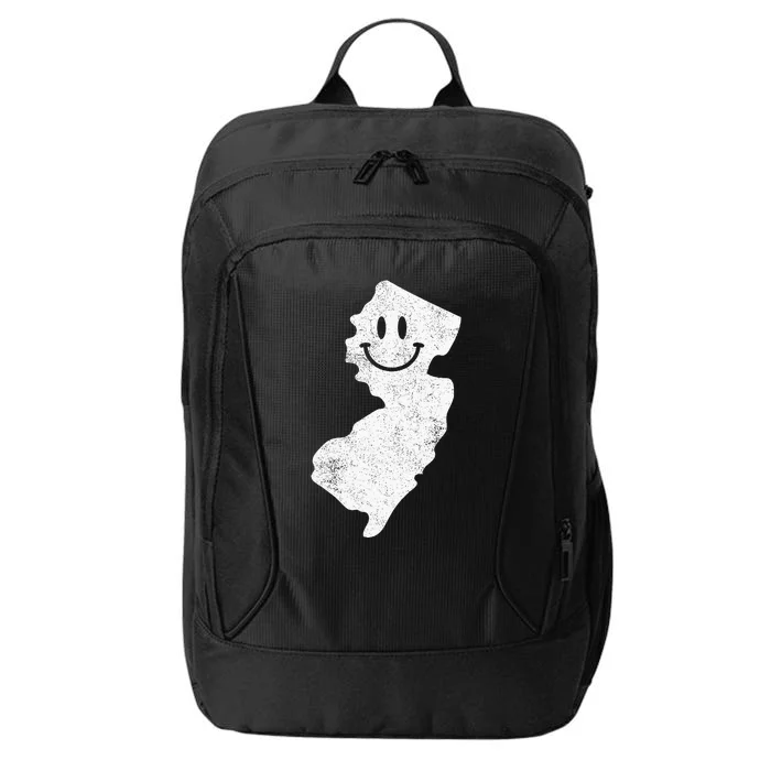 Smiling In Nj – Funny New Jersey Happy Face City Backpack