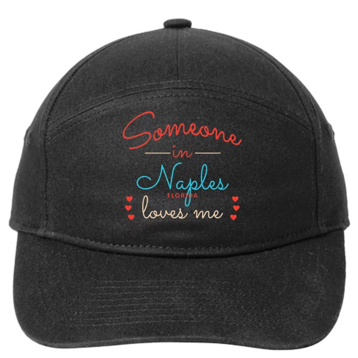 Someone In Naples Loves Me 7-Panel Snapback Hat