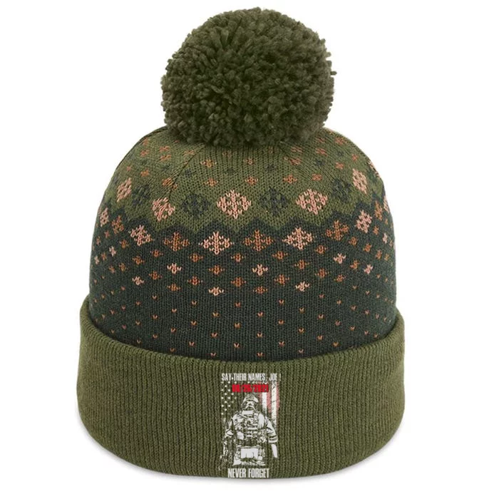 Say Ir Names Joe Names Of Fallen Soldiers 13 Heroes The Baniff Cuffed Pom Beanie