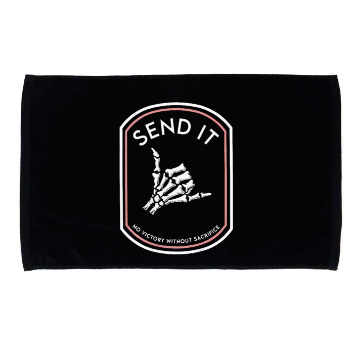 Send It No Victory Without Sacrifice Microfiber Hand Towel