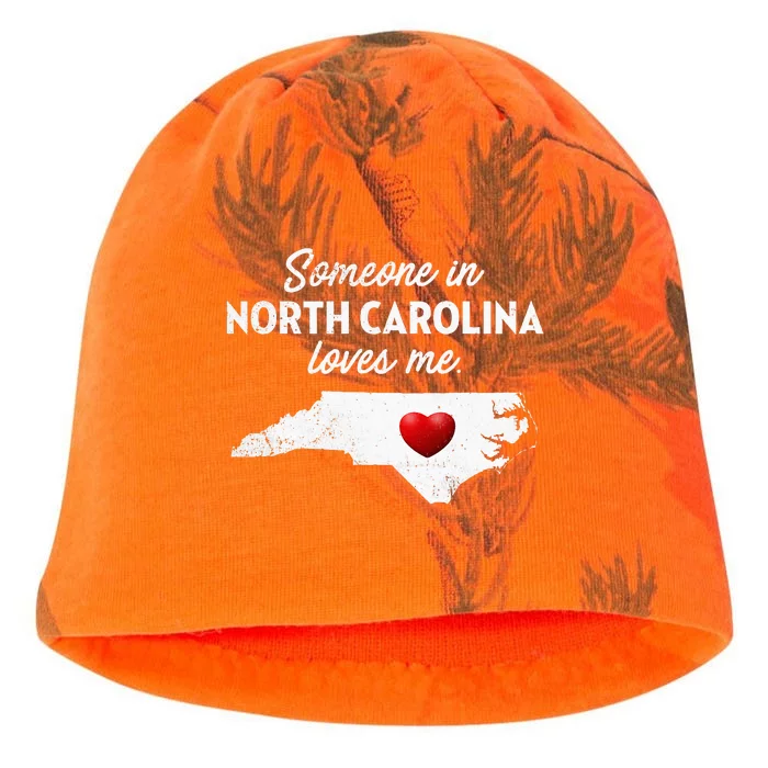 Someone In North Carolina Loves Me North Carolina Kati - Camo Knit Beanie