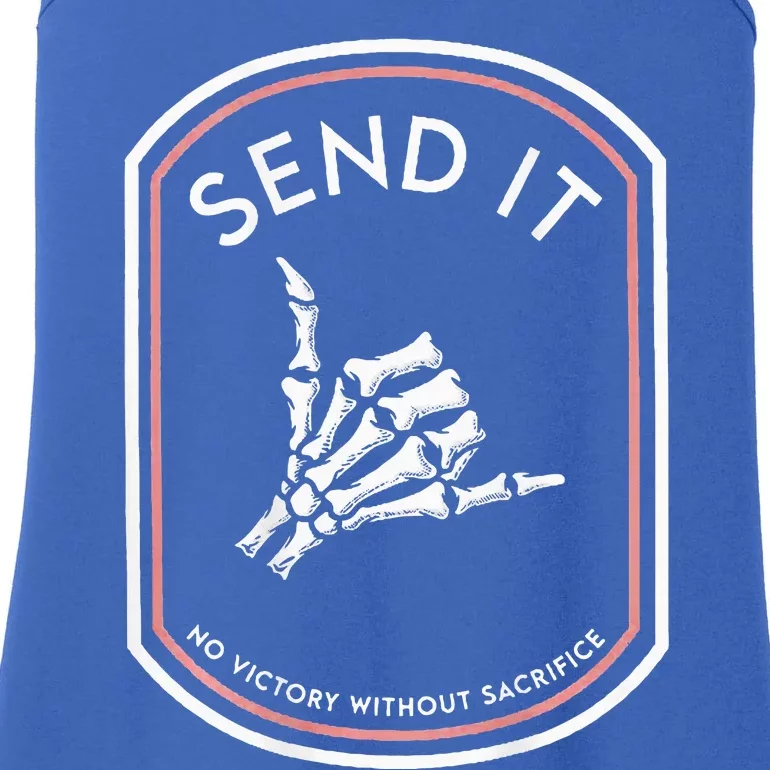 Send It No Victory Without Sacrifice Ladies Essential Tank