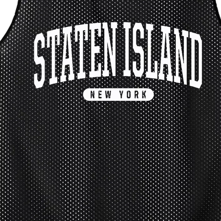 Staten Island New York Staten Island Mesh Reversible Basketball Jersey Tank