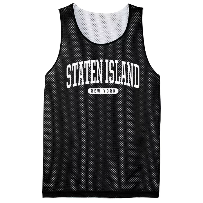 Staten Island New York Staten Island Mesh Reversible Basketball Jersey Tank