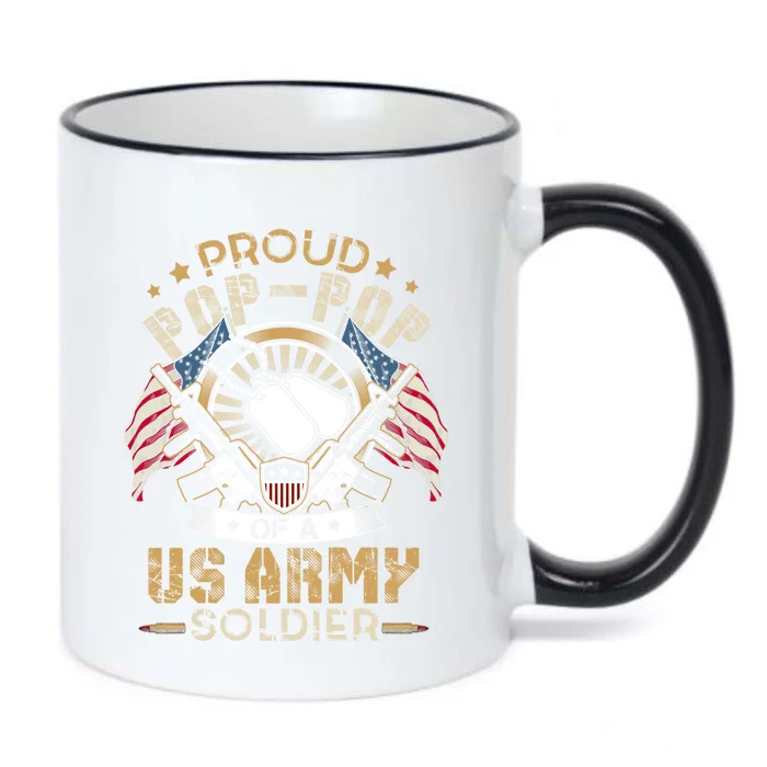 She Is Not Just A Soldier She Is My Daughter Proud Army Mom Gift Black Color Changing Mug