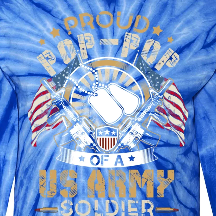 She Is Not Just A Soldier She Is My Daughter Proud Army Mom Gift Tie-Dye Long Sleeve Shirt