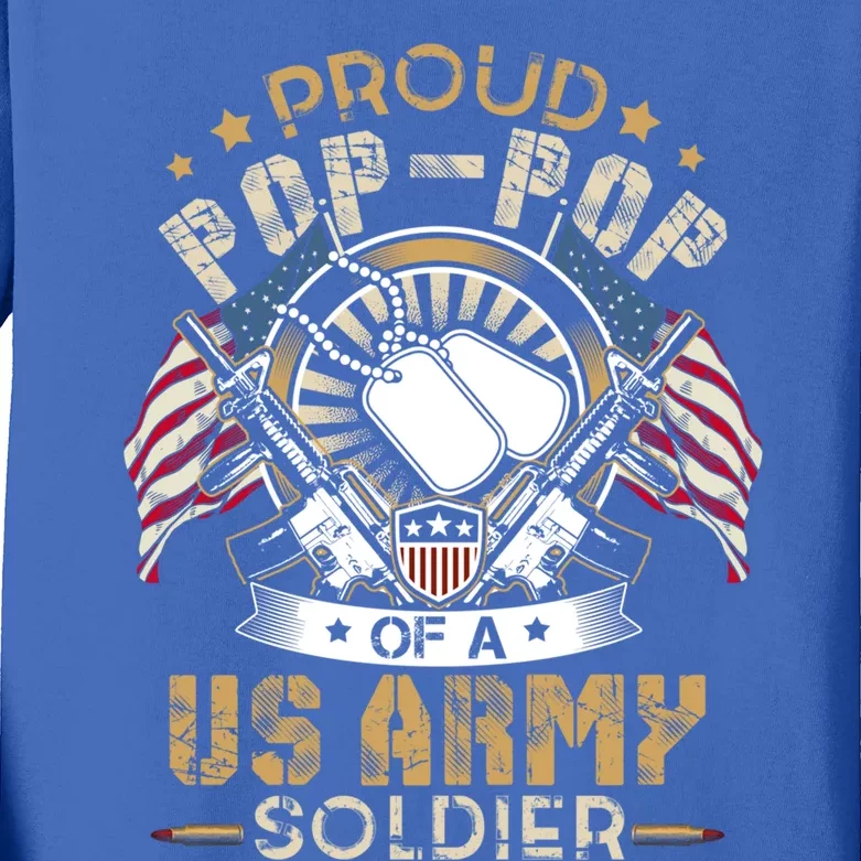 She Is Not Just A Soldier She Is My Daughter Proud Army Mom Gift Kids Long Sleeve Shirt