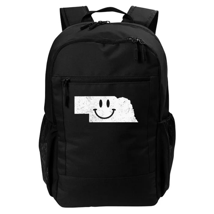 Smiling In NE – Funny Nebraska Happy Face Daily Commute Backpack