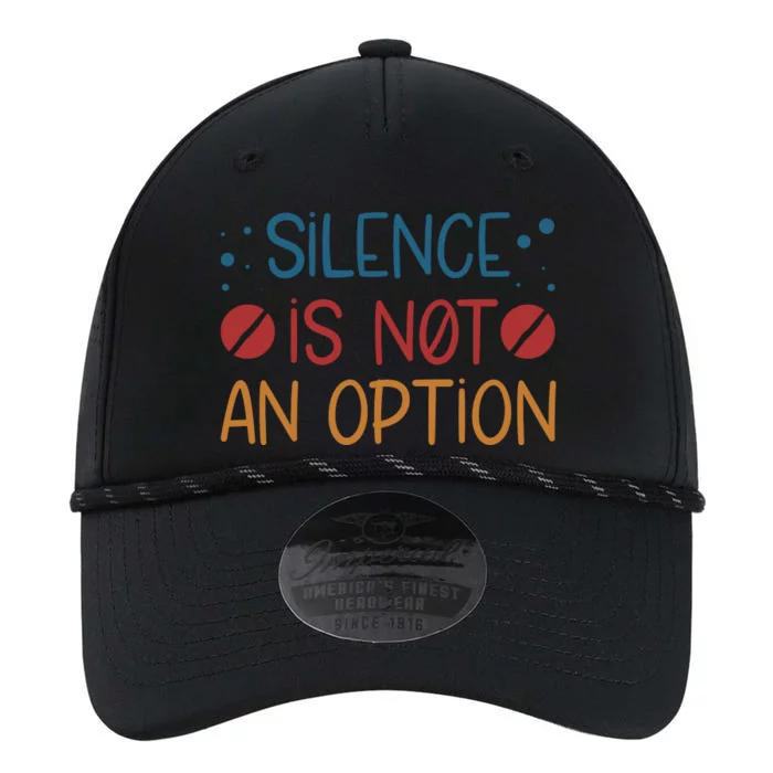 Silence Is Not An Option Performance The Dyno Cap