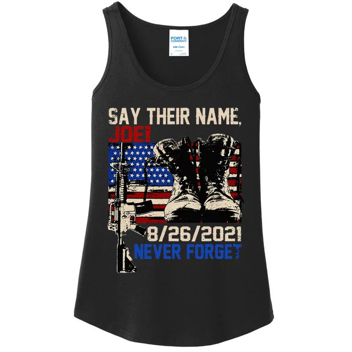 Say Ir Names Joe Names Of Fallen Soldiers 13 Heroes Ladies Essential Tank